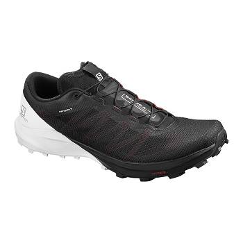 Salomon SENSE 4 /PRO - Cierne/ Biele Zimne Topanky Panske, SALO045